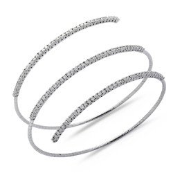 Flexible Diamond Bangle |...